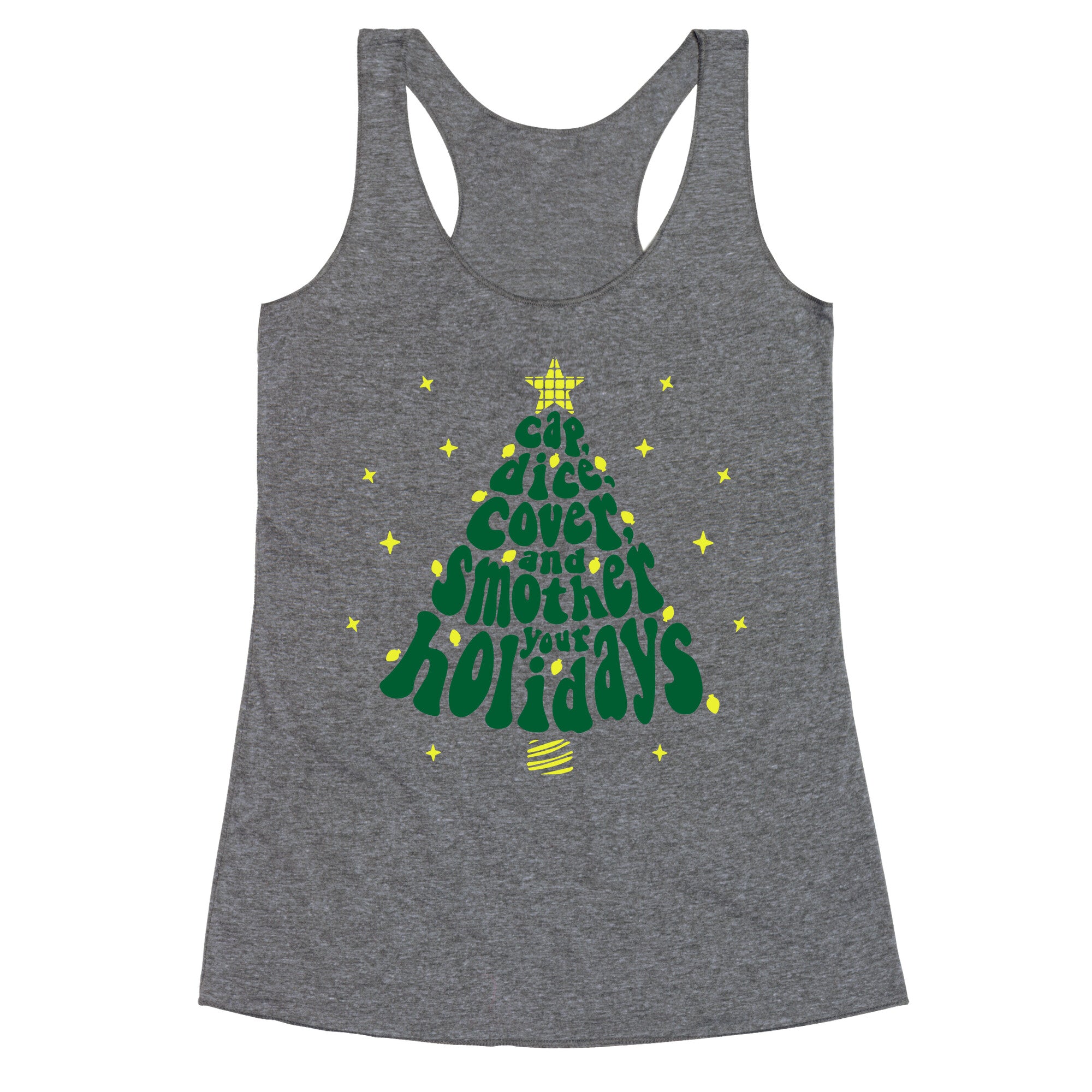 Waffle House Christmas Racerback Tank